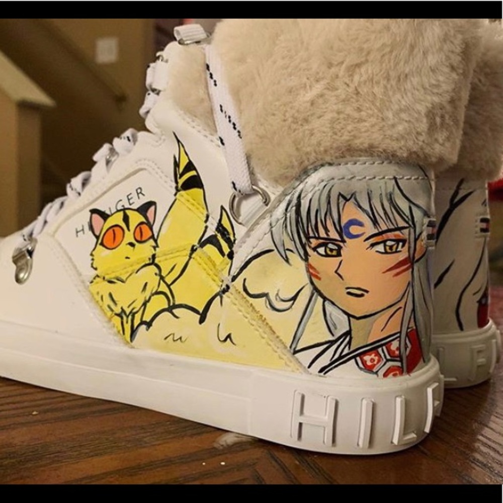 Custom Hand Painted Shoes View 2